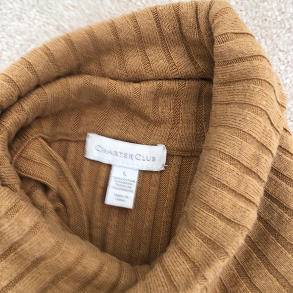 All 4 Charter Club Turtleneck Sweaters. All size Large. 1 Black that is P/L. - Picture 9 of 16